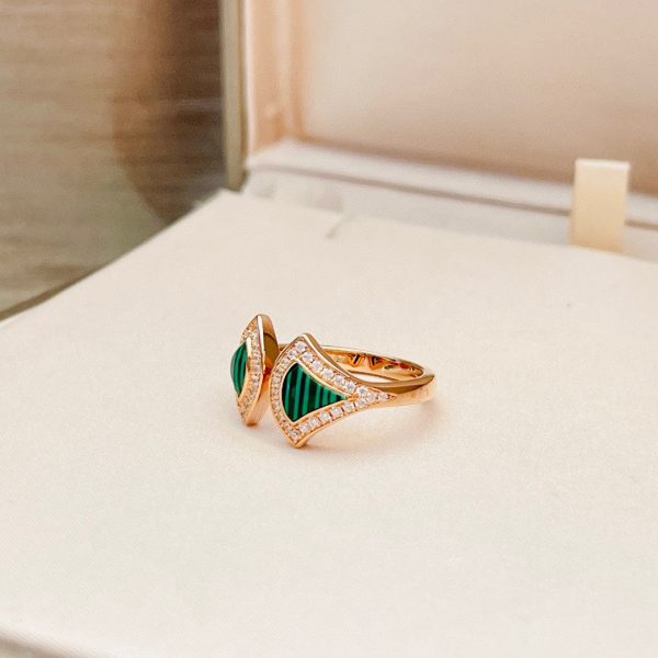 18K Divas' Dream Malachite Ring - 图片 8