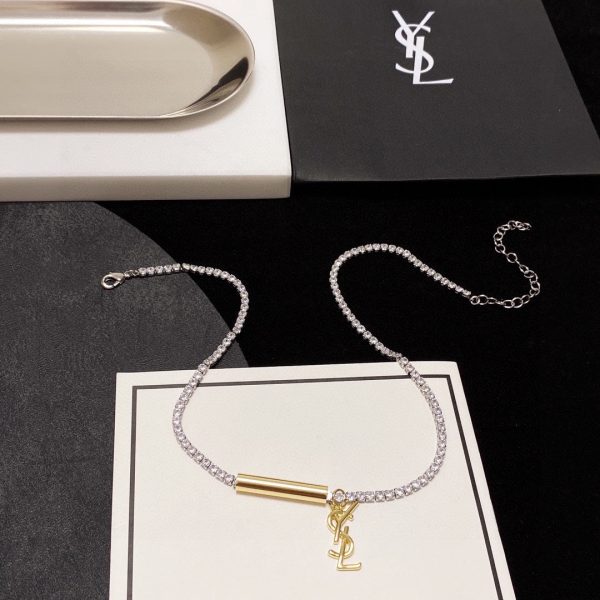 18K Saint Chain Diamond Necklace - 图片 9