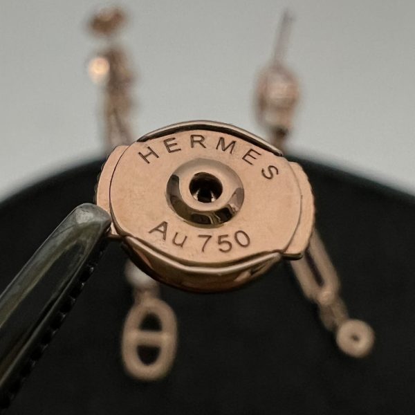 18K Chaine D'ancre Chaos H Earrings - 图片 9