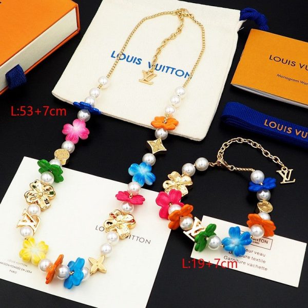 18K Louis Surfin' Flower Necklace - 图片 9