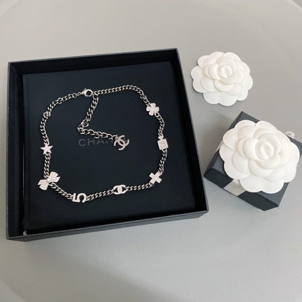 18K CC No.5 Perfume Bottle Pendant Necklace - 图片 6