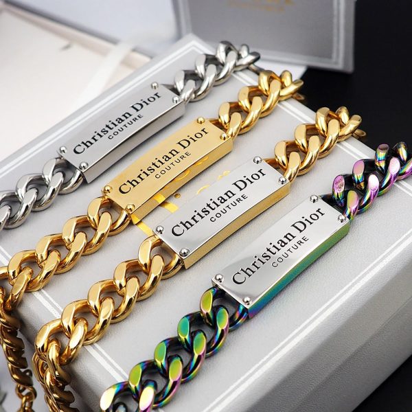 18K CD Chain Link Bracelet - 图片 10