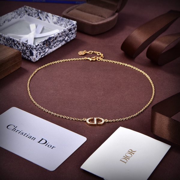 18K Petit CD Diamonds Necklace - 图片 4