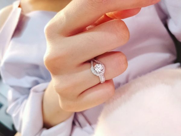 18K Couture Solitaire Ring - 图片 3