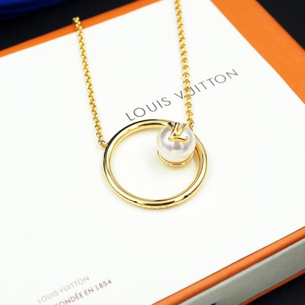 18K Louis Eclipse Pearls Necklace - 图片 6
