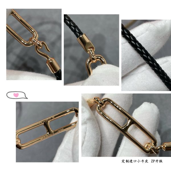 18K Roulis Double Tour Black H Bracelet - 图片 8
