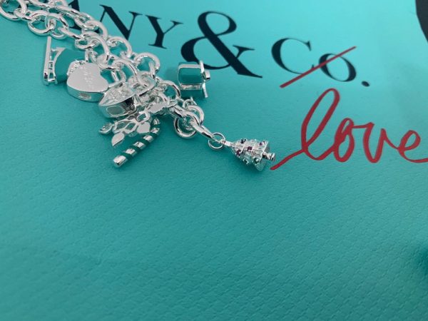 18K T Christmas Tag Bracelet - 图片 10