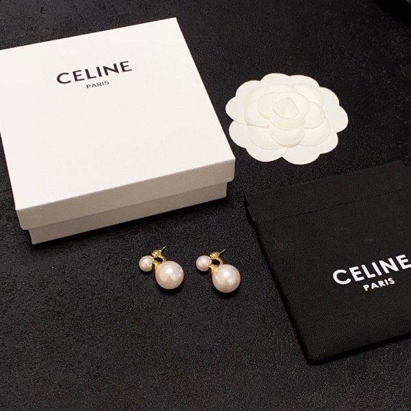 18K Triomphe Pearl Earrings - 图片 9