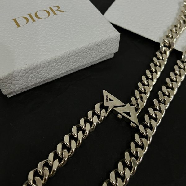 18K CD Diamond Chain Necklace - 图片 10