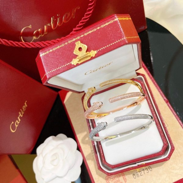18K Panthère De Diamonds Bracelet - 图片 7