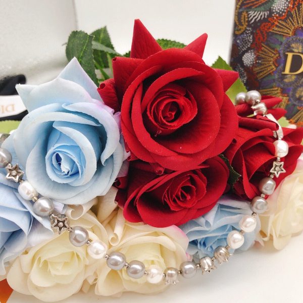 18K CC Pearls And Stars Necklace - 图片 4