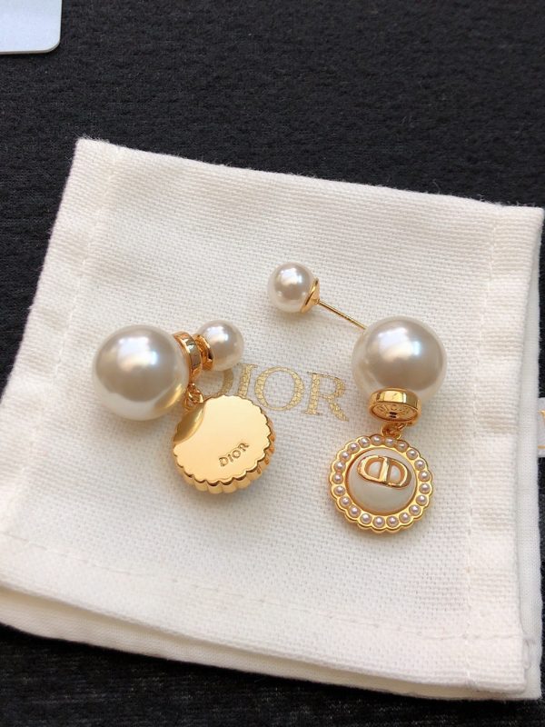 18K CD Pearls Earrings - 图片 9