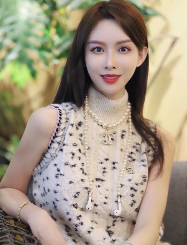 18K CC Pearls Long Necklace - 图片 9