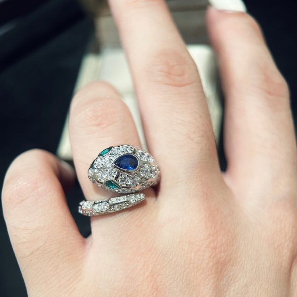 18K BV Serpenti Ring - Image 9