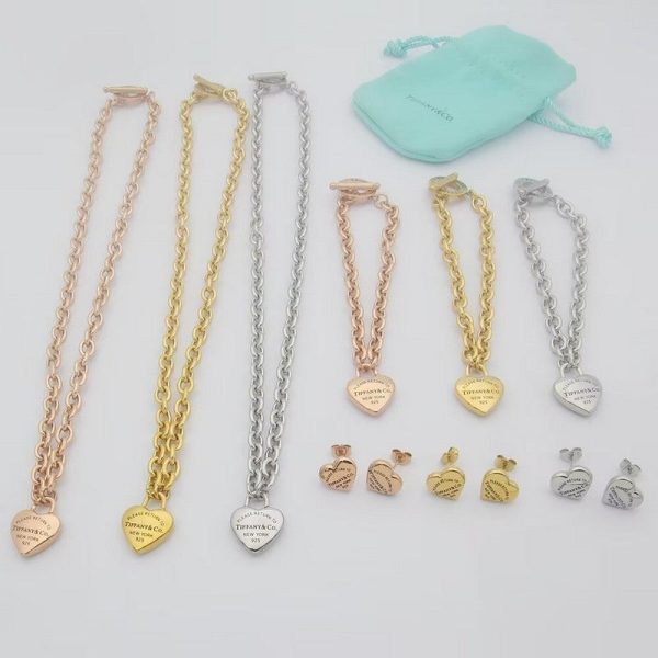 18K Return to Tiffany Full Heart Tag Chain Necklace - 图片 9