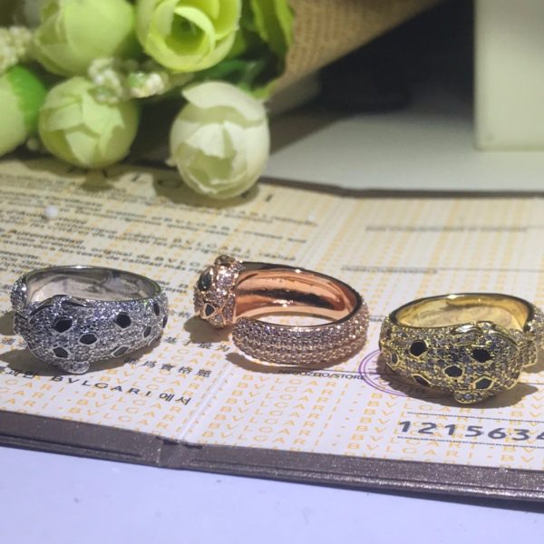 18K Panthère De Diamond Ring - 图片 8