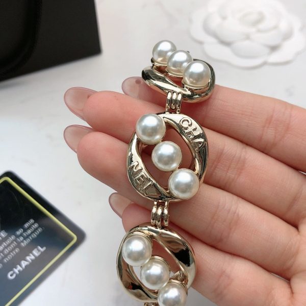18K CC Pearl Bracelet - 图片 7