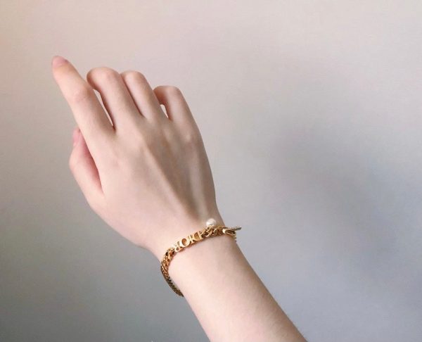 18K CD Revolution Logo Bracelet - 图片 4