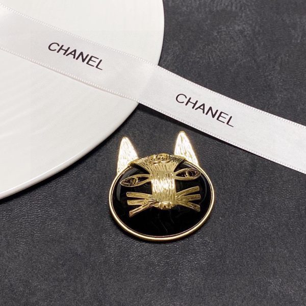 18K CC Cat Brooch - 图片 9