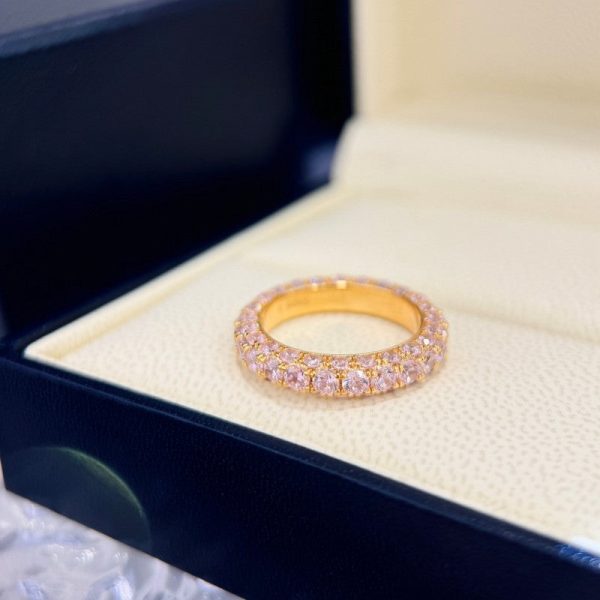 18K T Pink Crystal Ring - 图片 9