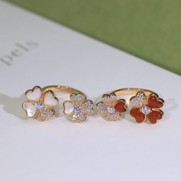 18K Cosmos Between the Finger Diamond Ring - 图片 8