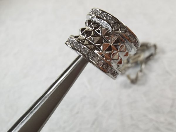 18K B.ZERO1  Diamonds Chain Link Necklace - 图片 20