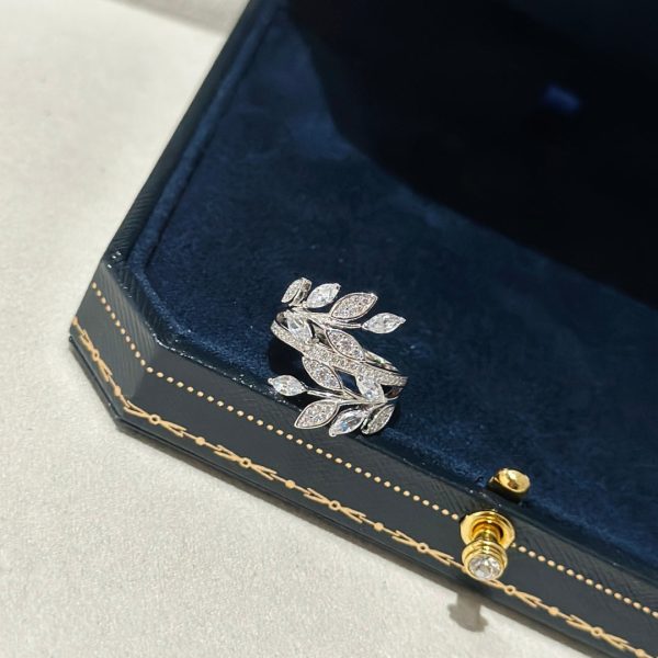 18K T Victoria Diamond Vine Bypass Ring - 图片 9