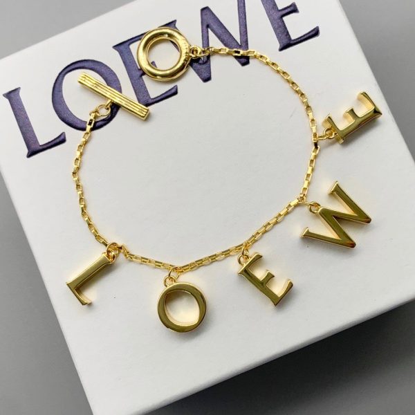 18K Anagram Letter Bracelet - Image 2