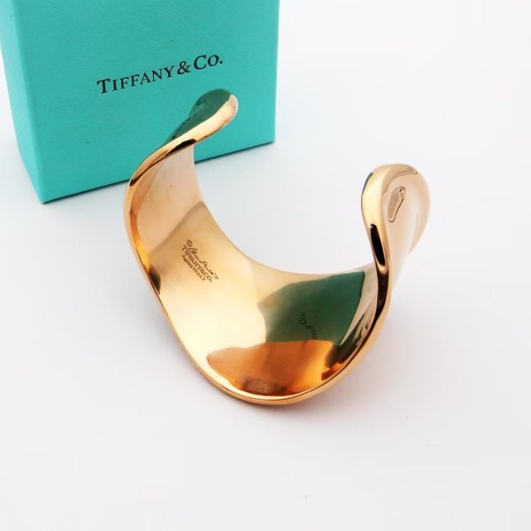 18K T Elsa Peretti Small Bone Cuff Bracelet - 图片 7