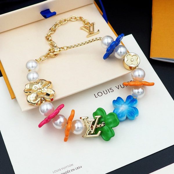 18K Louis Surfin' Flower Bracelet - 图片 9