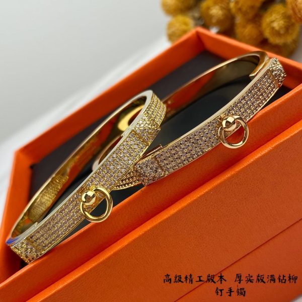 18K Collier De Chien Diamond H Bracelet - 图片 13