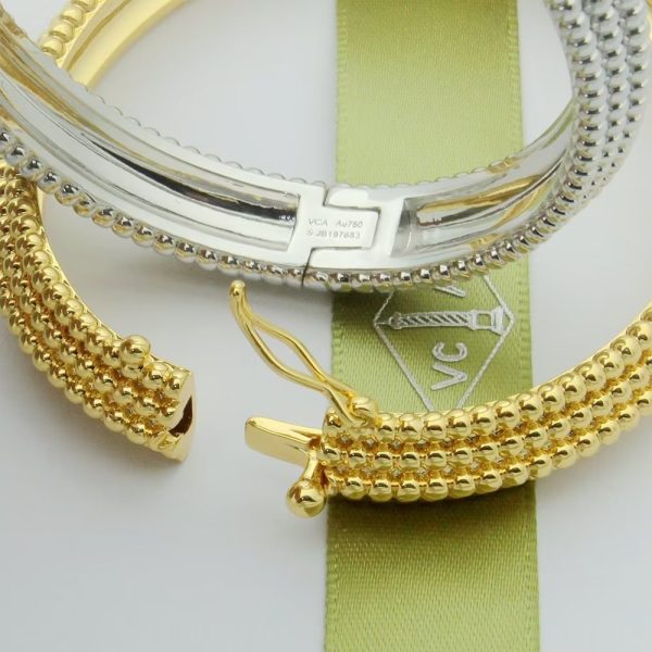 18K Perlee Pearls Five Rows Bracelet - 图片 13