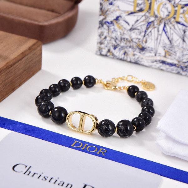 18K CD 30 Montaigne Black Pearls Bracelet - Image 7