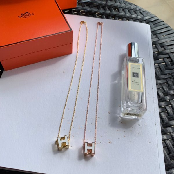 18K Cage D'H White H Necklace - 图片 10