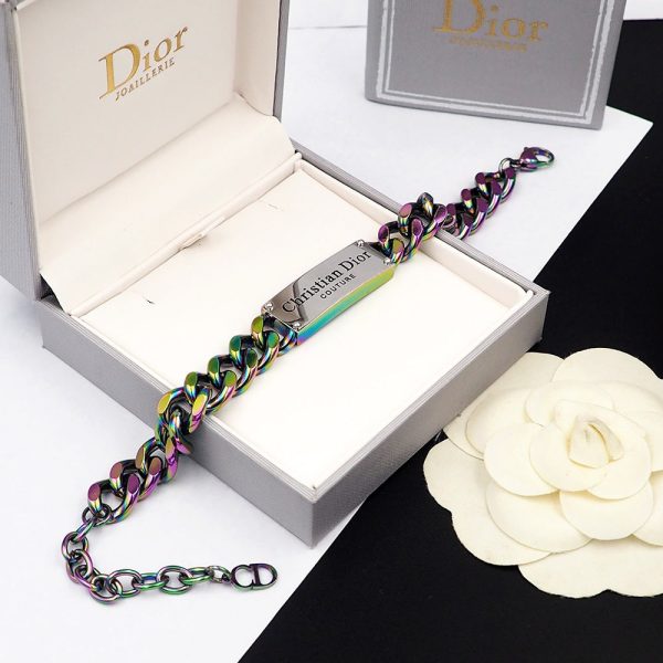 18K CD Couture Chain Link Bracelet - 图片 9