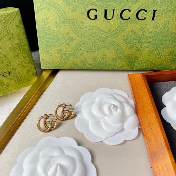 18K Double G Earrings - 图片 2
