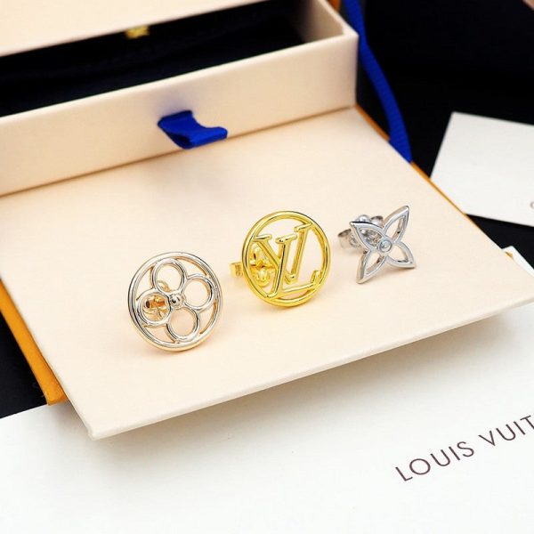 18K Louis Lace Earrings - 图片 10