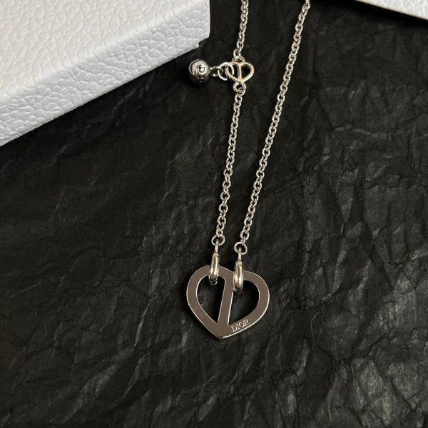 18K CD Heart Necklace - 图片 8