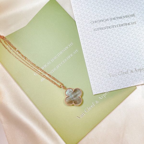 18K Magic Alhambra One Motif Pearl Necklace - 图片 12