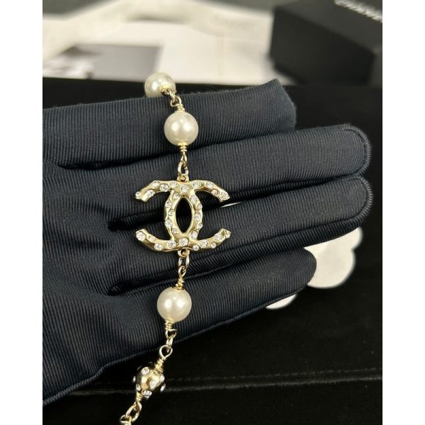 18K CC White Pearls Necklace - 图片 10