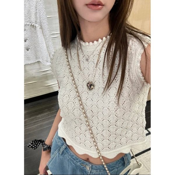 18K CC Pink & Black Heart Pearl Necklace - 图片 11