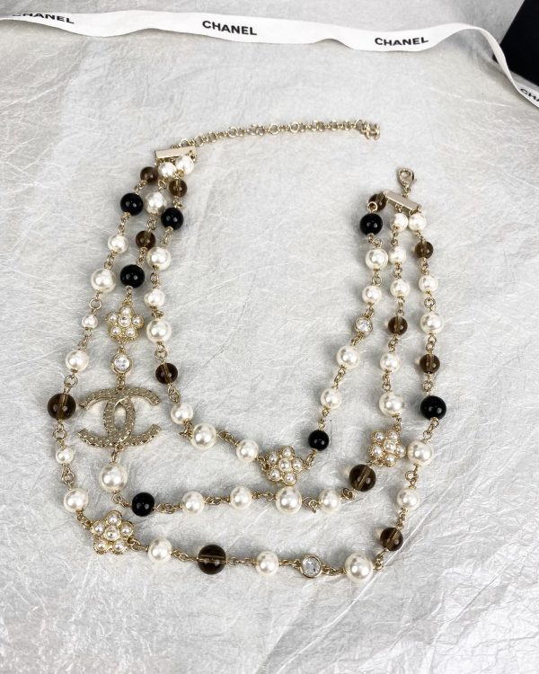 18K CC 24B Long Pearls Necklace - 图片 13