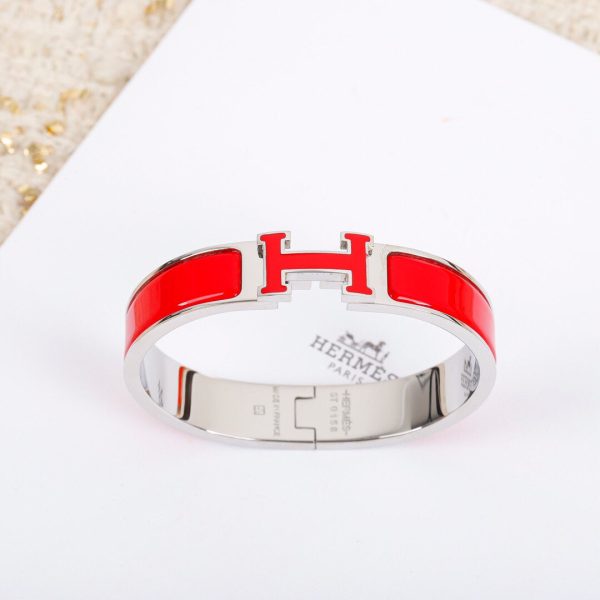 18K Clic H Red Bracelet - 图片 6