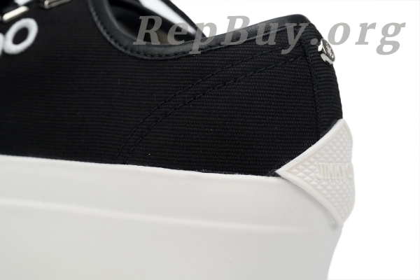 Jimmy Choo Palma Maxi replica, high quality Jimmy Choo knockoff, designer replica shoes, Jimmy Choo black and latte trainers, women's platform sneakers, luxury replica footwear, best Jimmy Choo dupes, Palma Maxi FCYE copy, premium imitation shoes, stylish canvas trainers