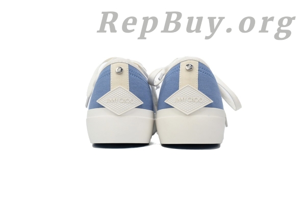 Jimmy Choo Palma Maxi Blue Canvas Platform Trainers PALMAMAXIFCYE043621 - 图片 3
