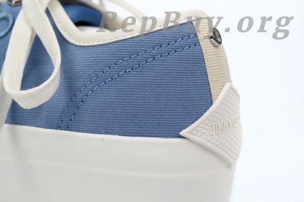 Jimmy Choo Palma Maxi Blue Canvas Platform Trainers Women - 图片 8