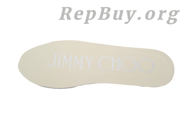 Jimmy Choo Palma Maxi White Canvas Platform Trainers PALMAMAXIFCYE - 图片 7