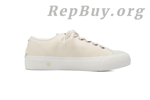 Jimmy Choo Palma Maxi White Canvas Platform Trainers PALMAMAXIFCYE - 图片 2