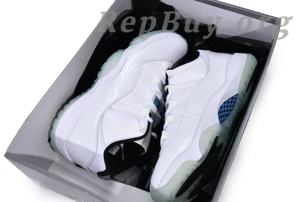 Top Version Jordan 11 Retro Low Legend Blue (GS) 528896-117 - 图片 18