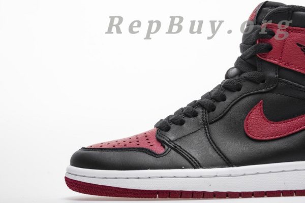 Top Version  Jordan 1 Retro High Bred Banned (2016) 555088-001 - 图片 7